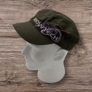 Bowtech Archery Womens Hat Cap Military Style Olive Green Adjustable One Size